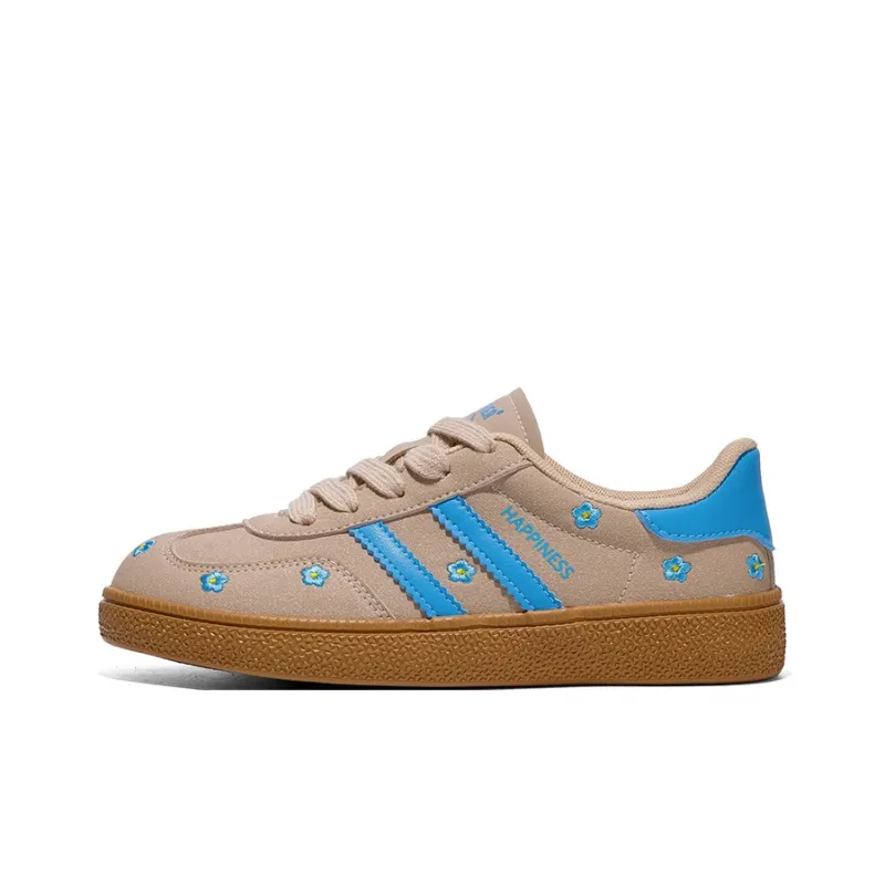 ΛOLUNKΛ Slip Resistant, Lightweight, And Breathable Low Top Skateboard Shoes Women's-0