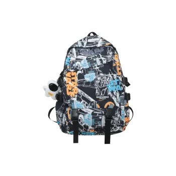 SUN EARTH &U Nylon Backpack Unisex Multicolor