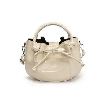 Single Warehouse PU Shoulder Bag Regular Women's White/Silver/Pink/Yellow/Black