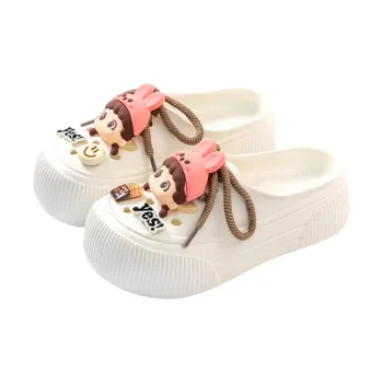 Darcy Sen Sandal Slippers Ecru/Matte Black