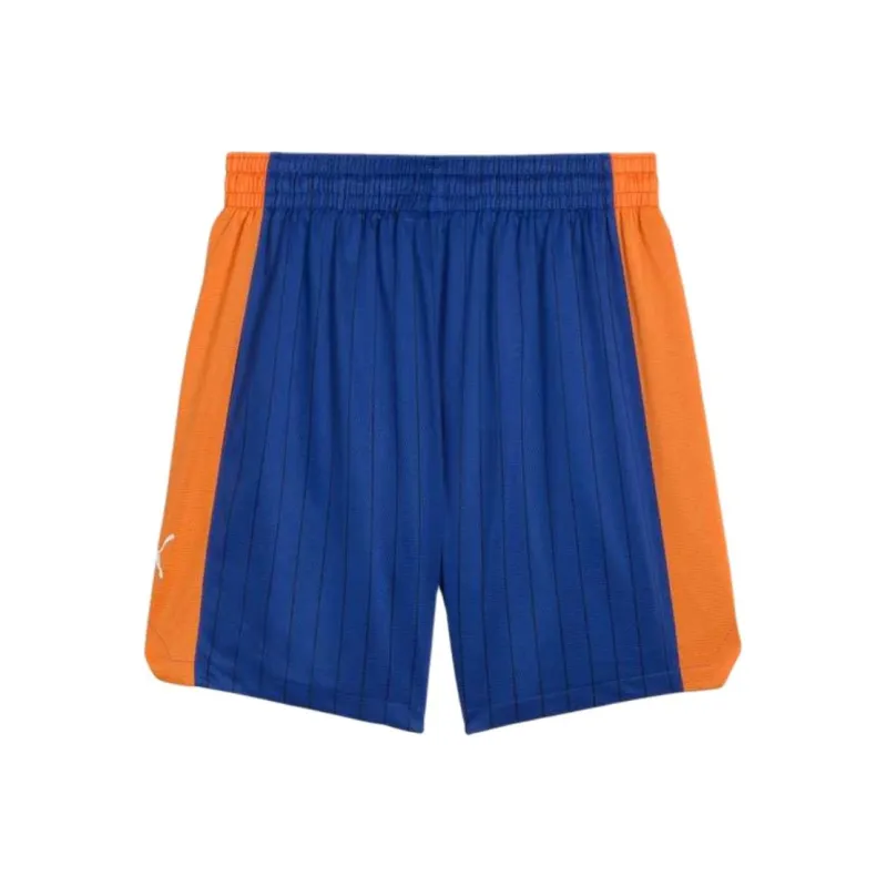 PUMA Basketball Shorts Men's Blue Orange 02-1