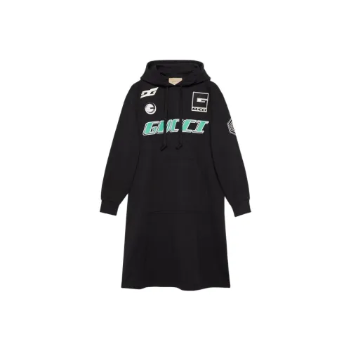 GUCCI Long-Sleeved Dresses Women's Black