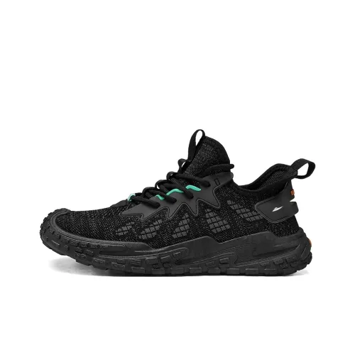 Kuding Breathable, Slip Resistant, And Abrasion Resistant Low Top Casual Shoes Men's