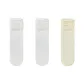 [3 Pack, Lace Trim Stack]2 Pack White+1 Pair Beige Yellow