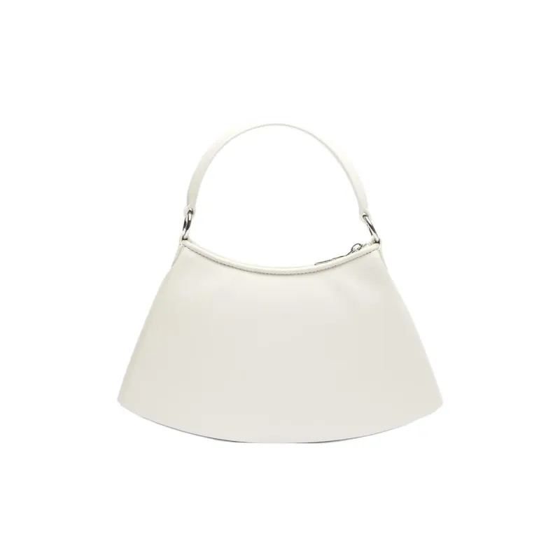 LACOSTE Sheepskin One Shoulder Handbag Women's Ivory-2