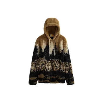KITH Merrick Wolves Sherpa Hoodie