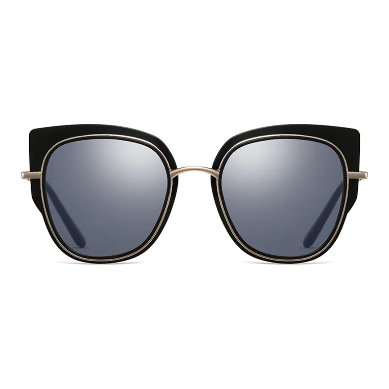 PARIM Copper Nickel Alloy Butterfly Sunglasses Women's Black-2