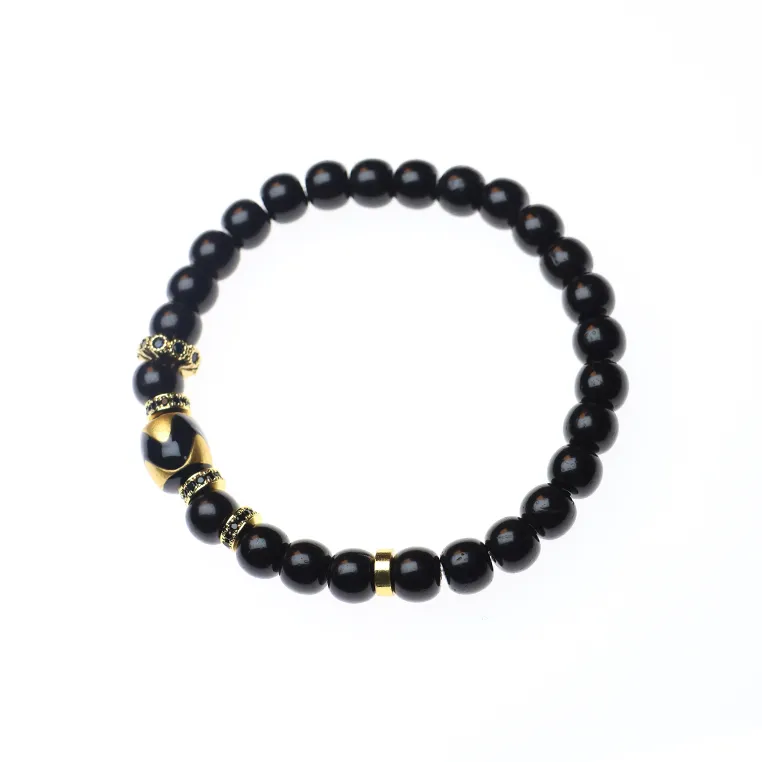 Bluish Reverie Coconut Shell Beads Bodhi Bracelets Unisex-1