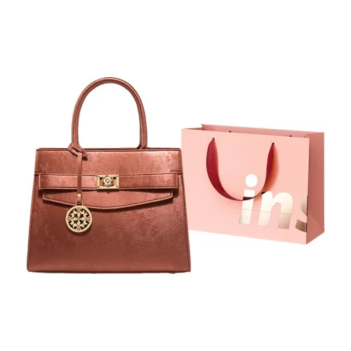 WHEELY BABY+ PU Shoulder Bag, Crossbody Bag, Handbag Women's Chinese Style Red