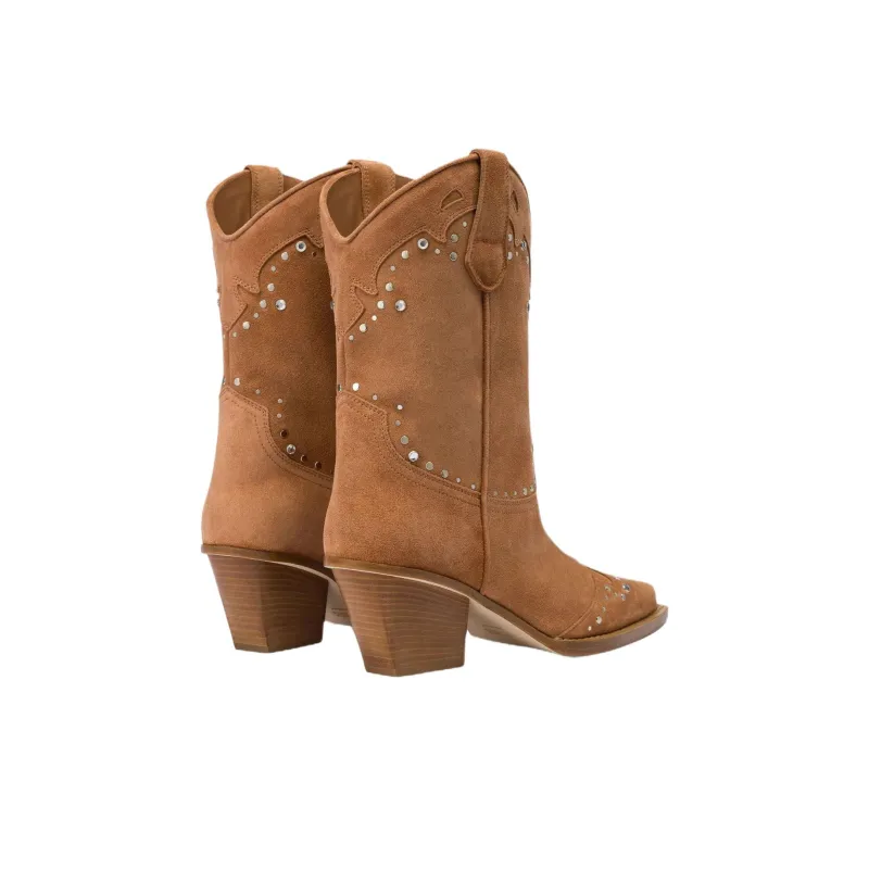 Paris Texas Janice Ankle Boots 6cm Women's Brown-3