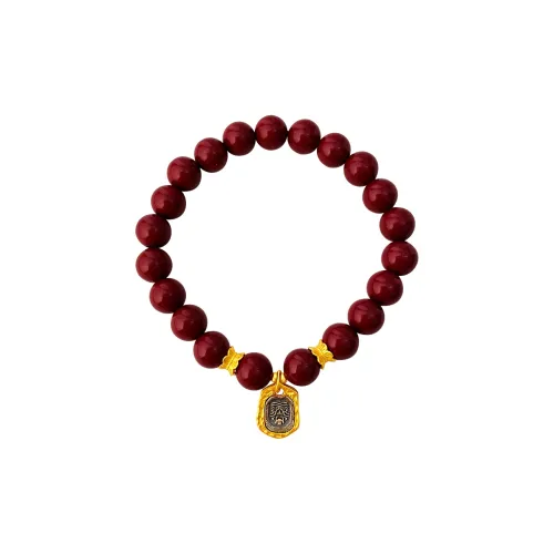 Love Reconstructed Cinnabar Bracelets Women's