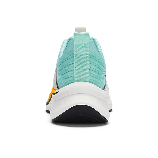 Warrior Slip Resistant, Breathable, Lightweight Low Top Casual Running Shoes Men's White Green Orange-3
