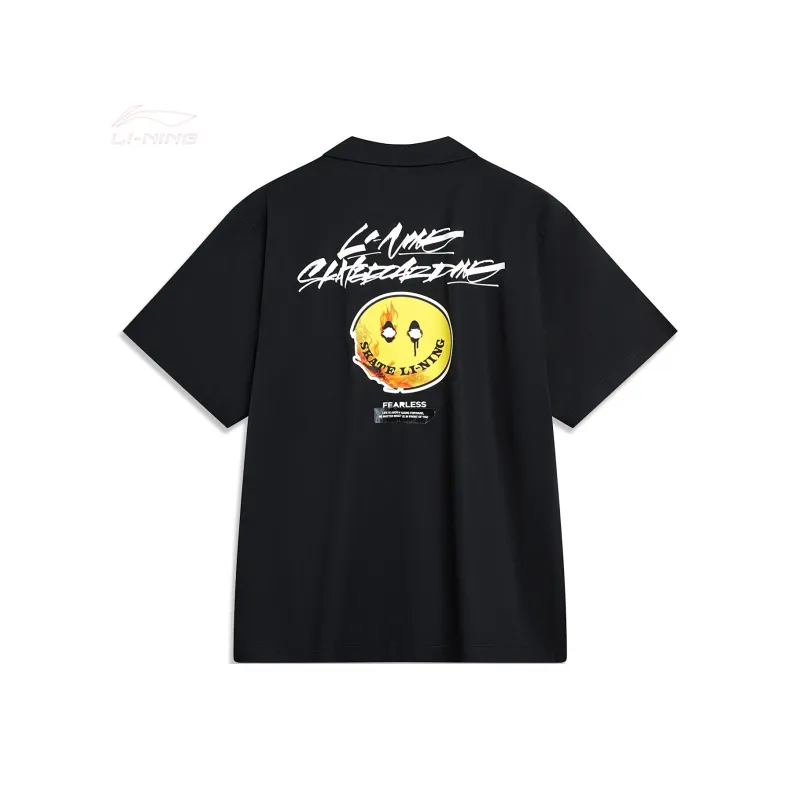 LiNing Skateboard Shirt Men's Black-0
