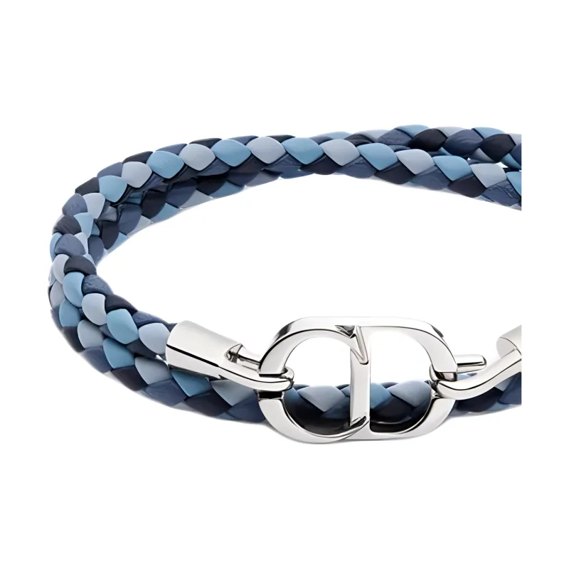 DIOR Brass Bracelets Men's Blue-1