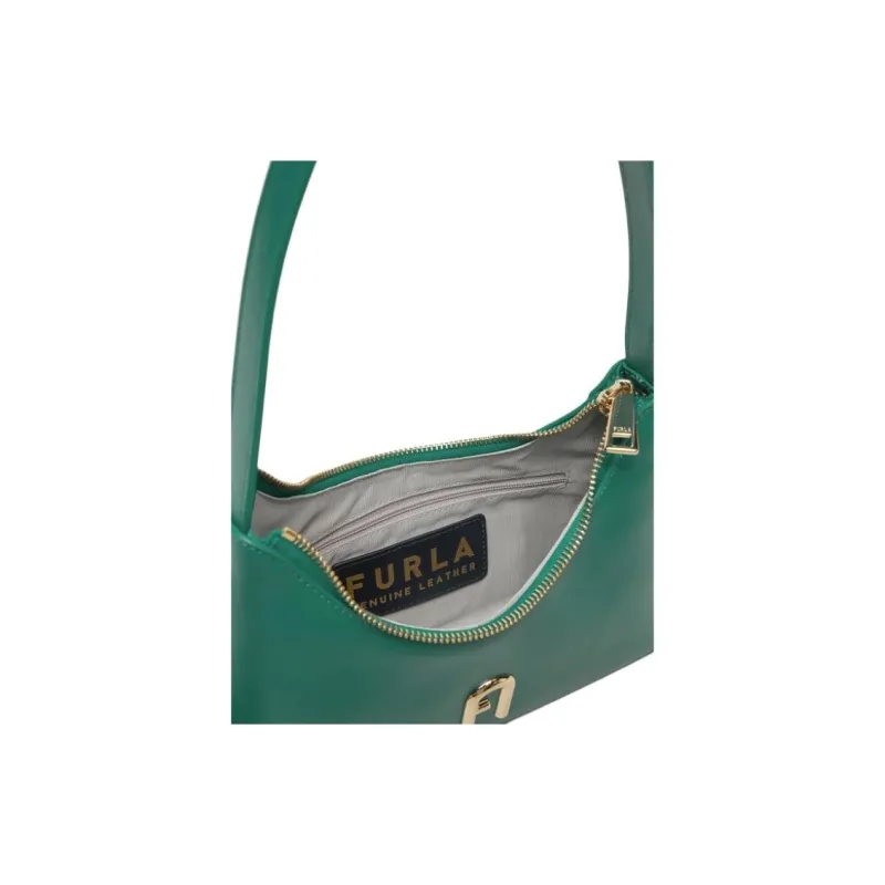 Furla Leather Shoulder Bag Women's Turquoise-3