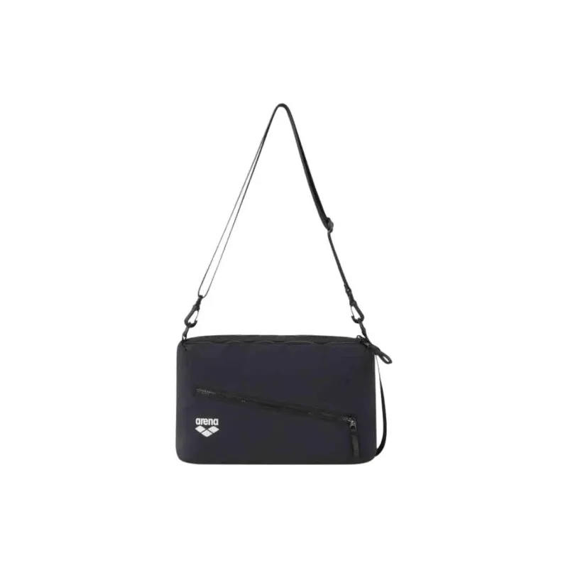 Arena Waterproof Fabric Crossbody Bag, Shoulder Bag Unisex Black-0