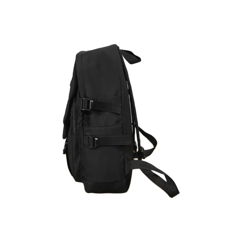 SUN EARTH &U Nylon Backpack Regular Unisex Black-1