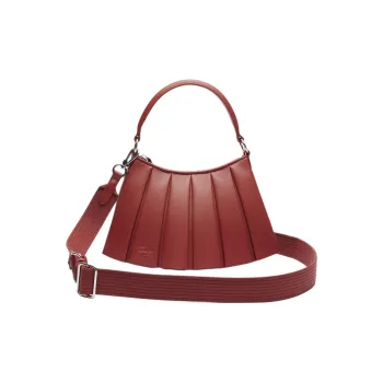 LACOSTE Sheepskin One Shoulder Handbag Regular Women's Dark Red