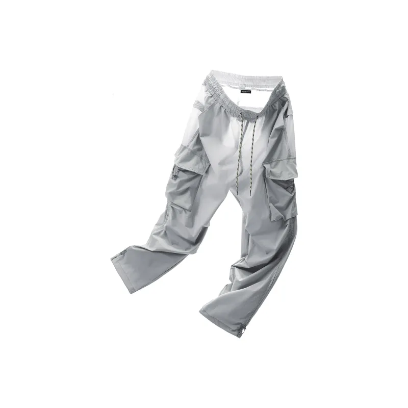 GNOMESHGH Casual Pants Unisex Cloud Gray-2