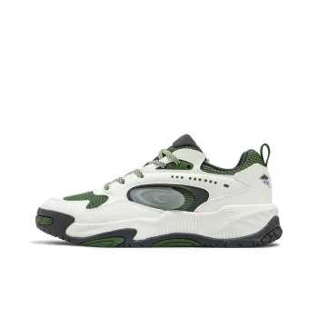 361° Jincheng Anti Slip Wear Resistant Low Top Skateboard Shoes Men's White Green