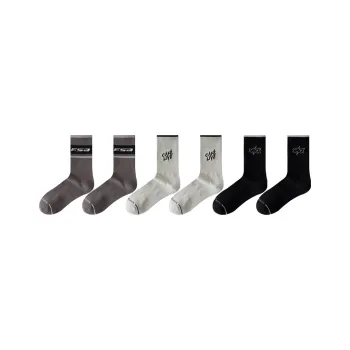 Cotton Gene Mid Calf Socks Men's Combo Set