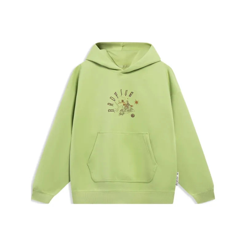 LiNing Badfive Sweatshirt Unisex Fresh Moss Green-0
