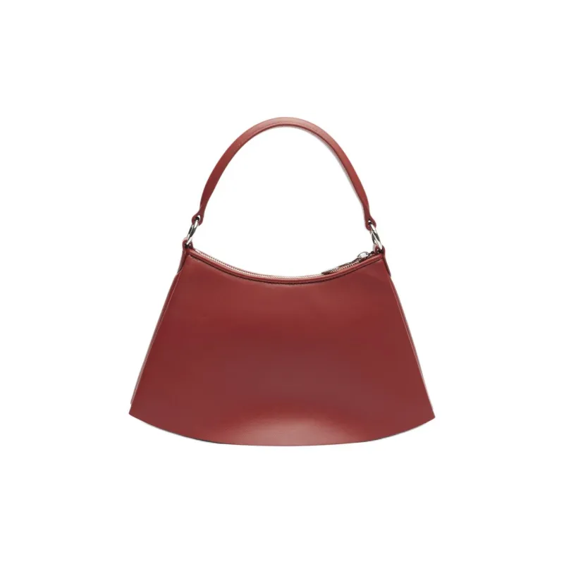 LACOSTE Sheepskin One Shoulder Handbag Regular Women's Dark Red-2