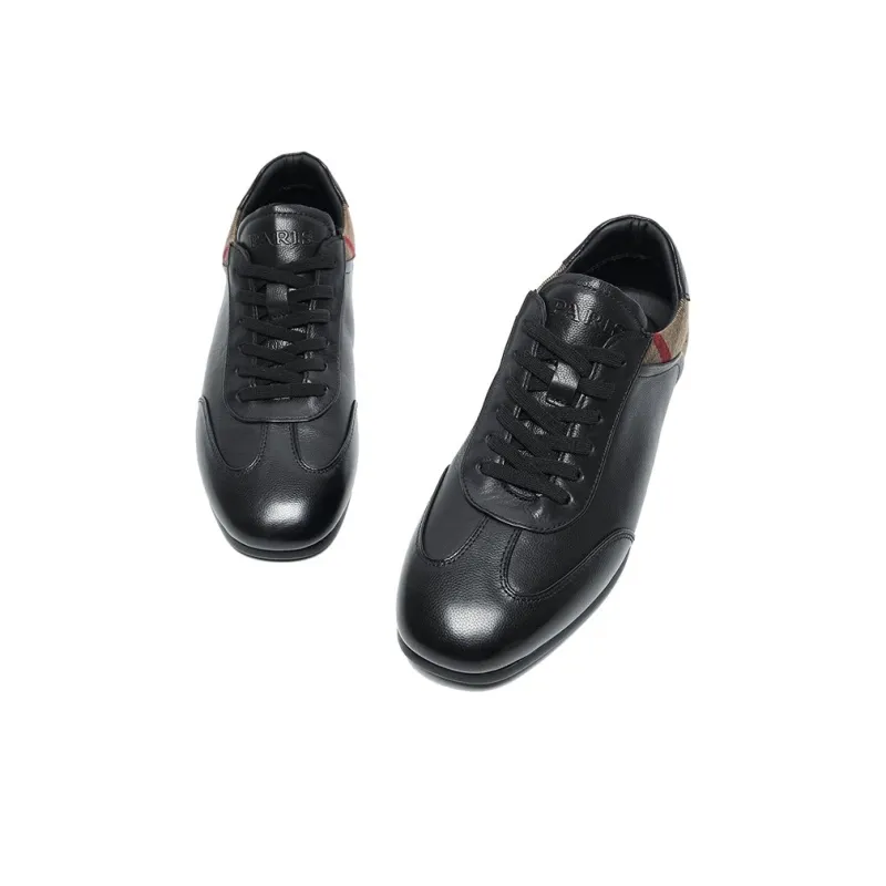 Bansley Low Top Skateboard Shoes Men's Black-4