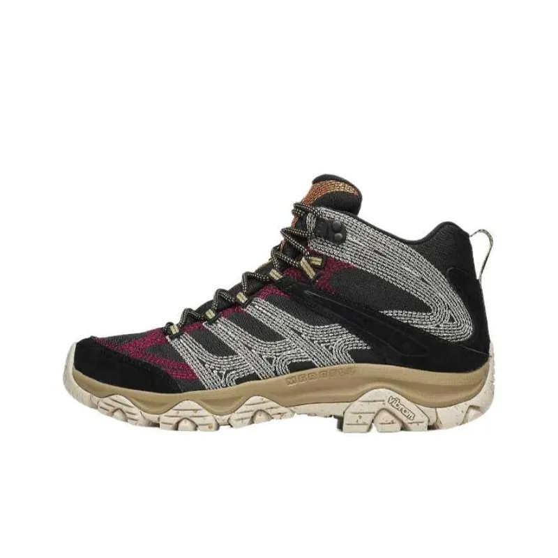 MERRELL Moab 3 Mid Stitch Black Coyote-0