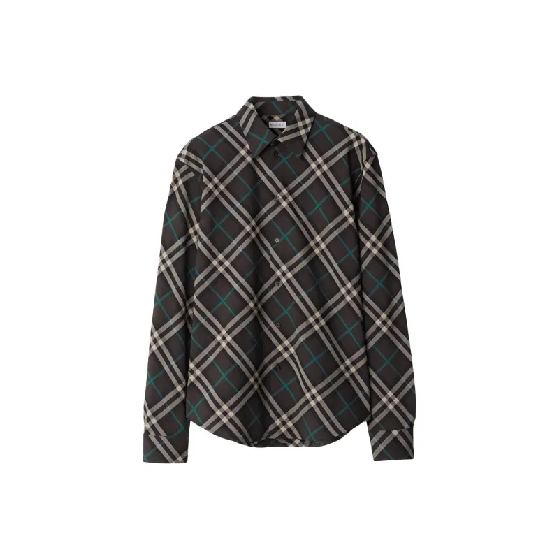 Burberry Checked Button up Shirt-0