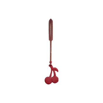 COACH Leather Charm Bag Merchandise Women's Red