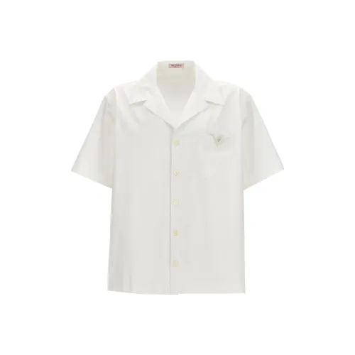 Valentino Logo Plaque Short Sleeved Shirt
