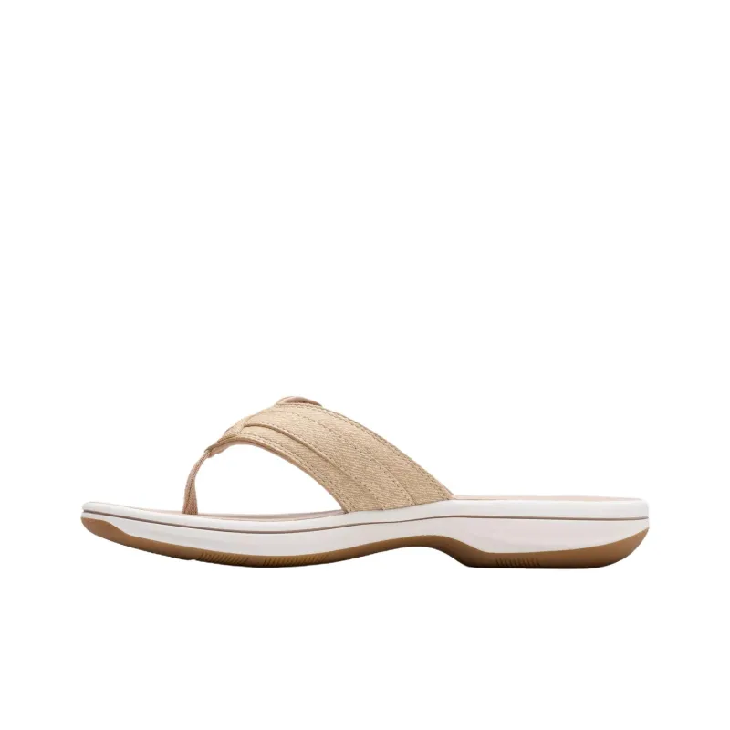 Clarks Quiet Abrasion Resistant Flip Flops Women's Sand-1