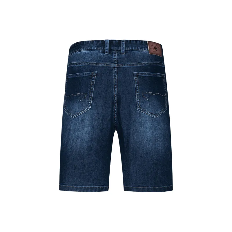 SEPTWOLVES Denim Shorts Unisex Medium Blue-3