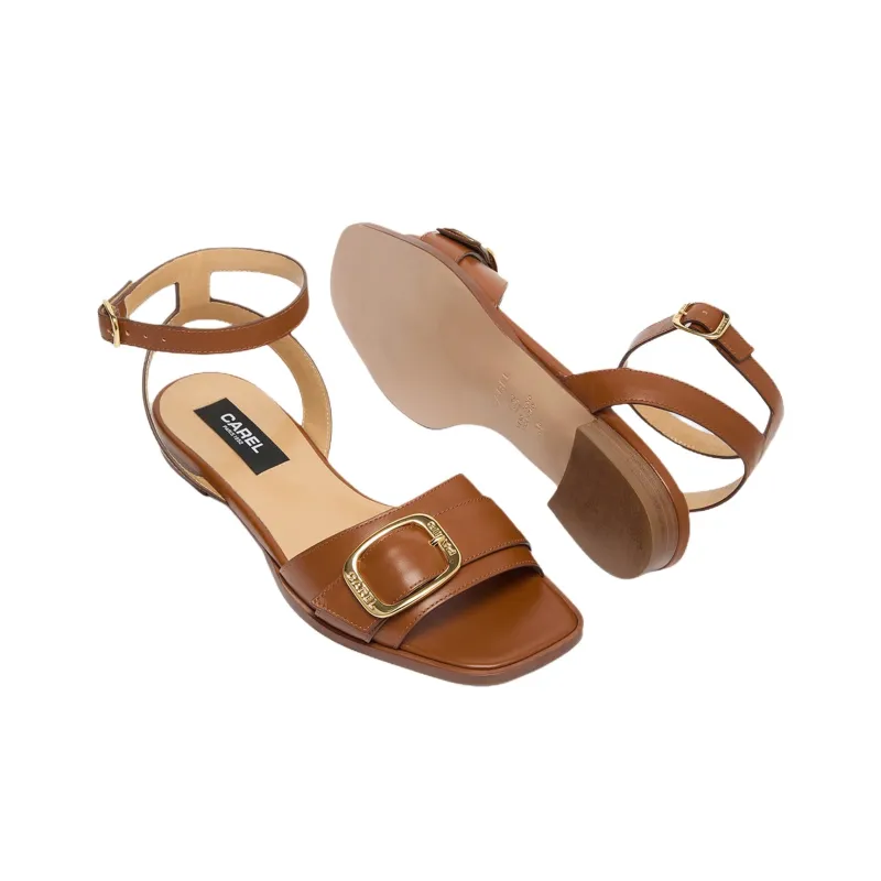 Carel Françoise One Strap Sandals Women's Brown-4