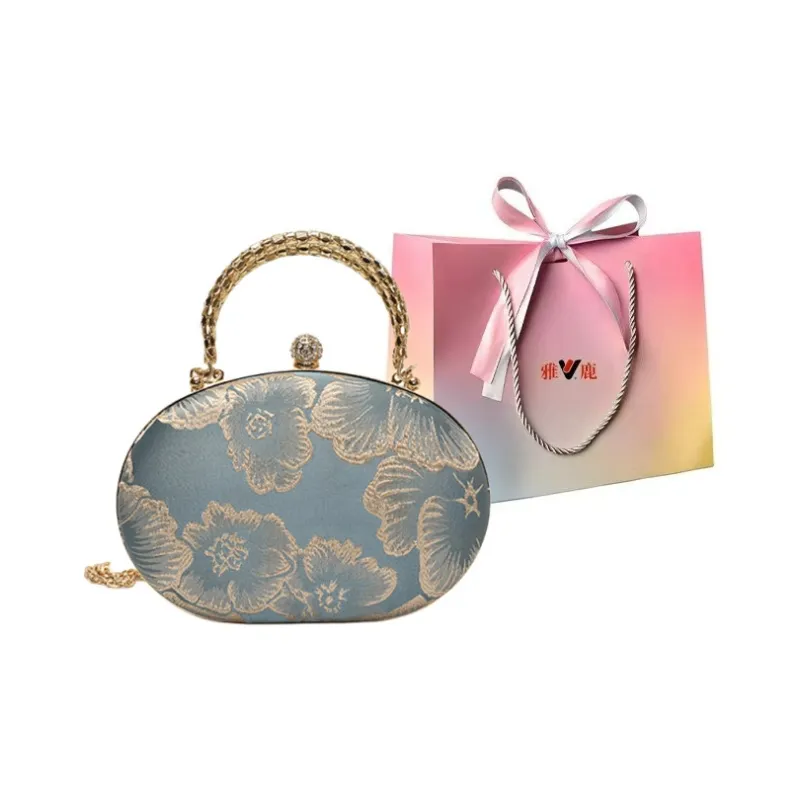 Yalu PU Handbag Regular Women's Blue/Green/White-0