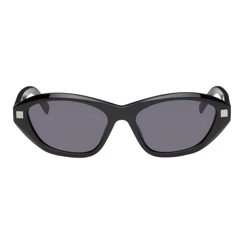 GIVENCHY Acetate Irregular Shape Sunglasses Men's Black