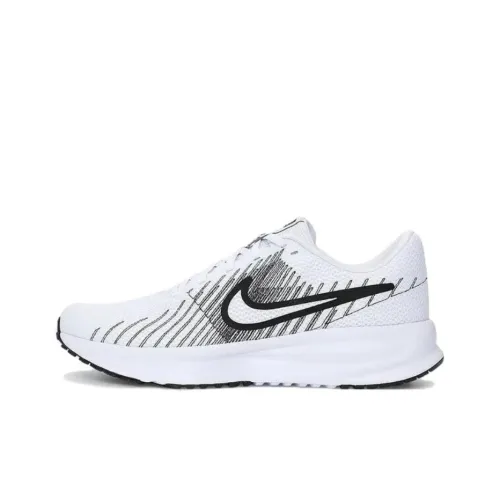 Nike RUN DEFY Anti Slip Wear Resistant Low Top Casual Running Shoes Men's White