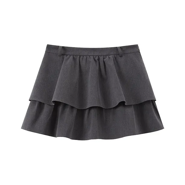 Kirsh Casual Short Skirts Women's Gray-1