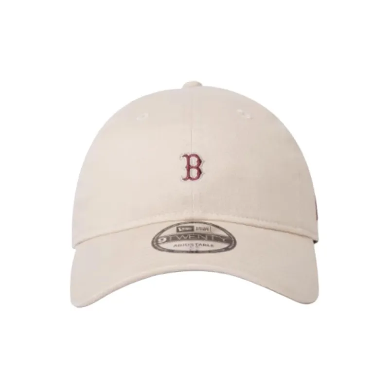 New Era Cotton, Elastane Baseball Caps Unisex Beige-1