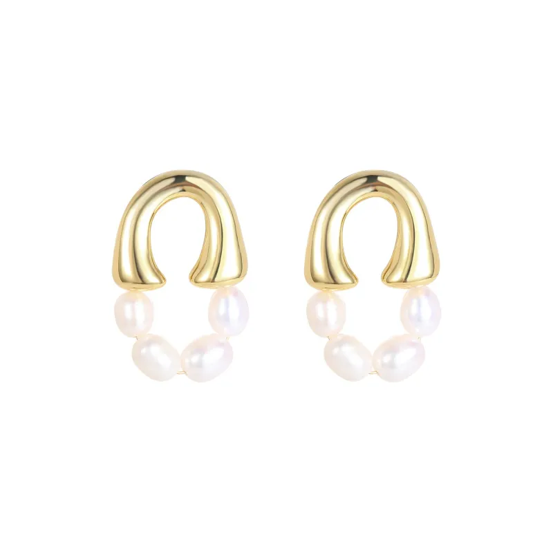 BING STUDIO 925 Sterling Silver Needle Stud Earrings Women's-0