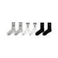 6 Pack (Light Gray 2+White 2+Black 2)