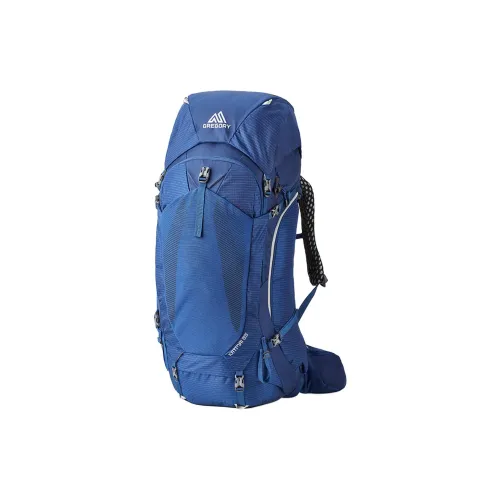 GREGORY Mountaineering Bag Outdoor Bag Recycled Fabric 65L Imperial Blue Men's