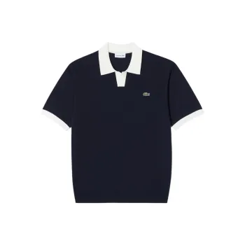 LACOSTE Polo Shirt Men's Dark Blue