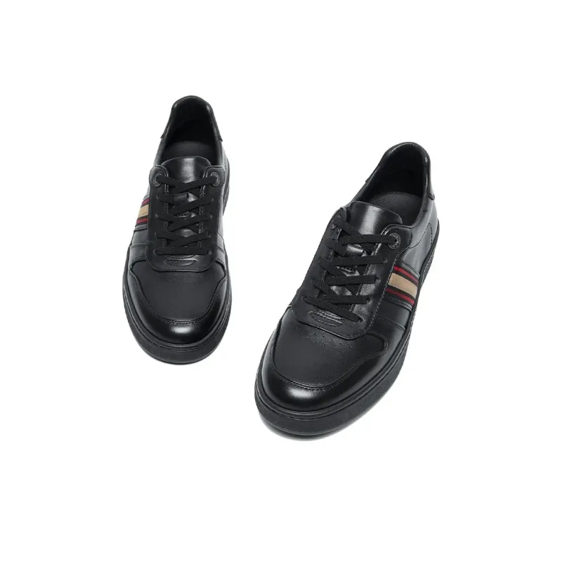 Bansley Low Top Skateboard Shoes Men's Black-4
