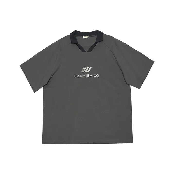 Umamiism Polo Shirts Unisex Dark Gray-0