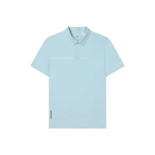 FILA Polo Shirts Men Tiffany Blue