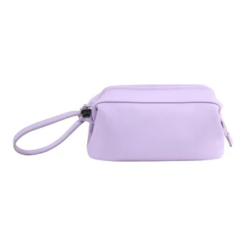 Tong Tong Rabbit PU Makeup Bag Women's Taro Purple