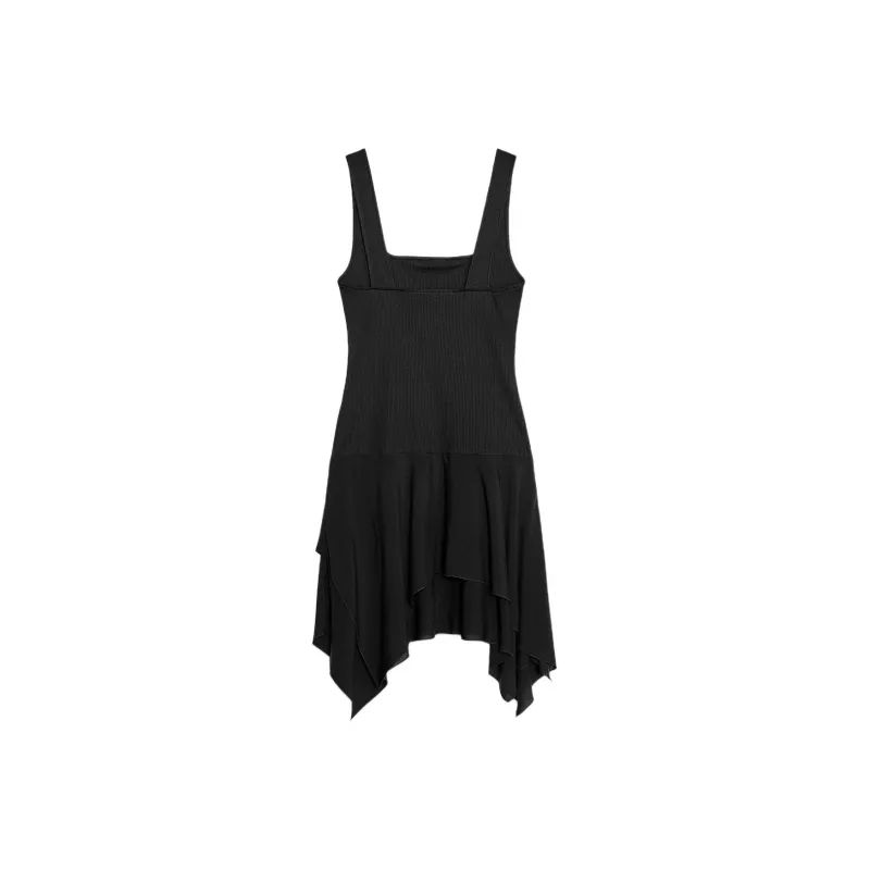 ZARA Sleeveless Dress Women's Black-1