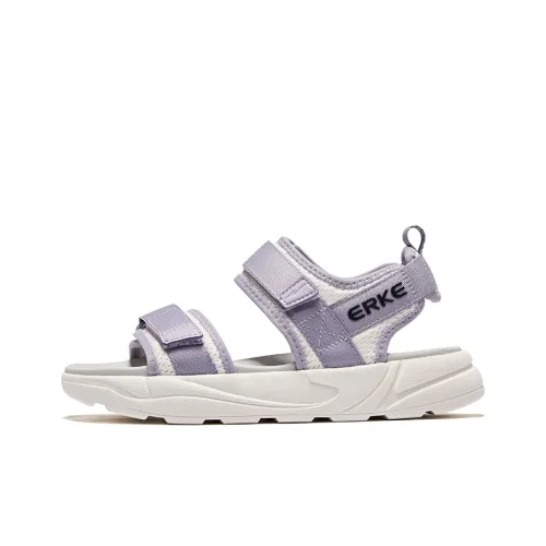Erke Chasing Waves Beach Sandals Women's Microcrystal White Mineral Purple